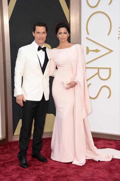 Matthew McConaughey con la moglie Camilla Alves (Olycom)